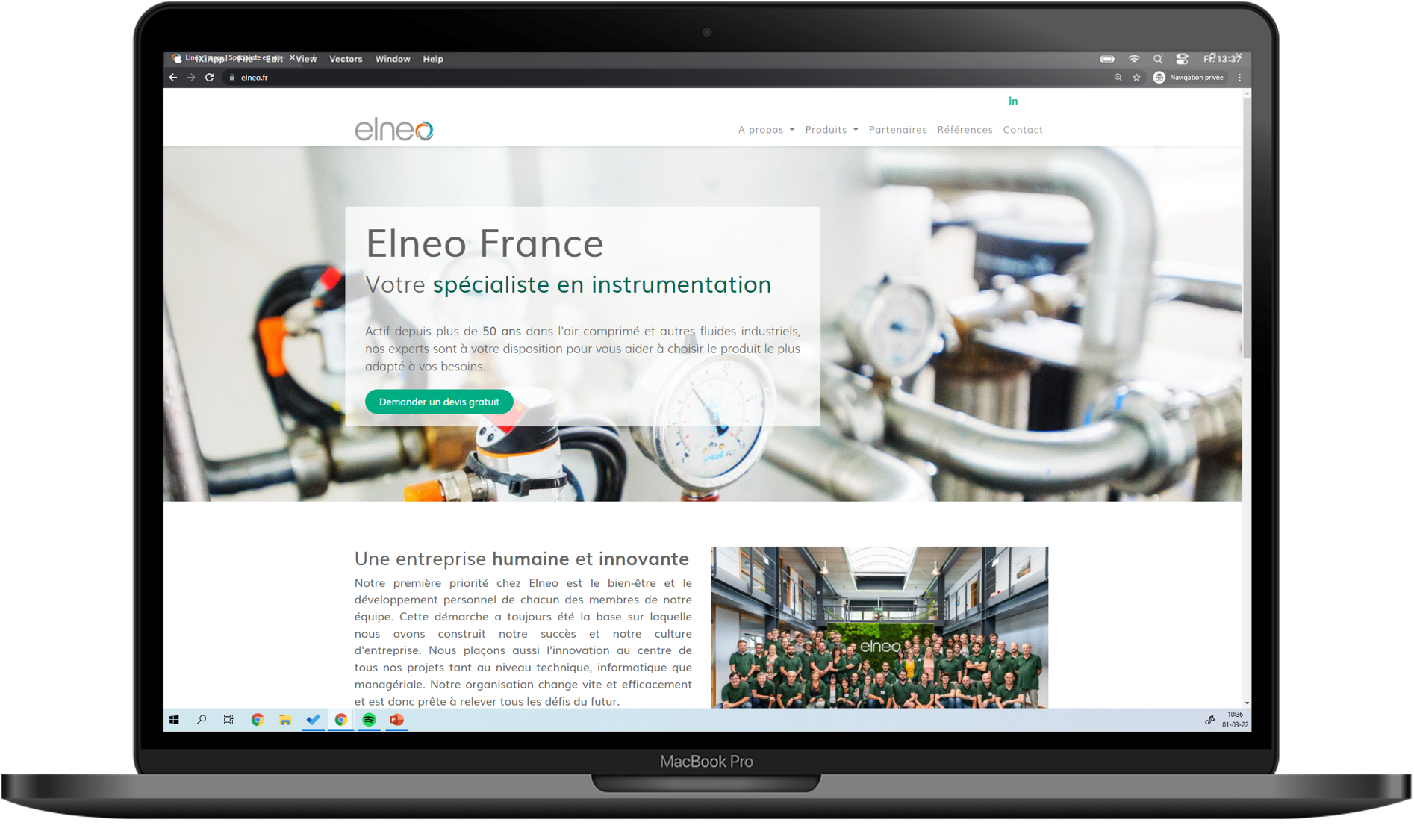 Elneo France - Site Web