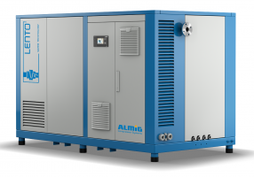 Oil-free water-injected screw compressors